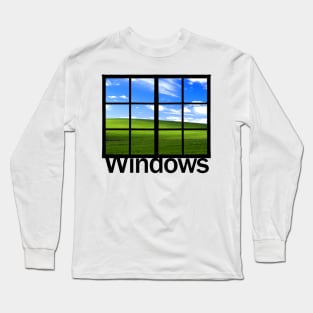 Windows [black] Long Sleeve T-Shirt